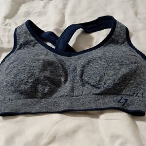 Heather Blue Sports Bra